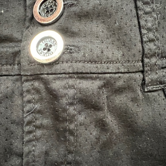 NWOT Guess size 26 black double button with belt loops mini ❤️🔥 - Picture 8 of 13